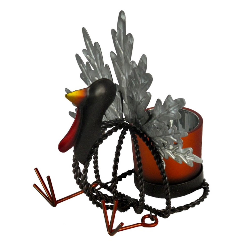2 Turkey Tea Light Candle Holders